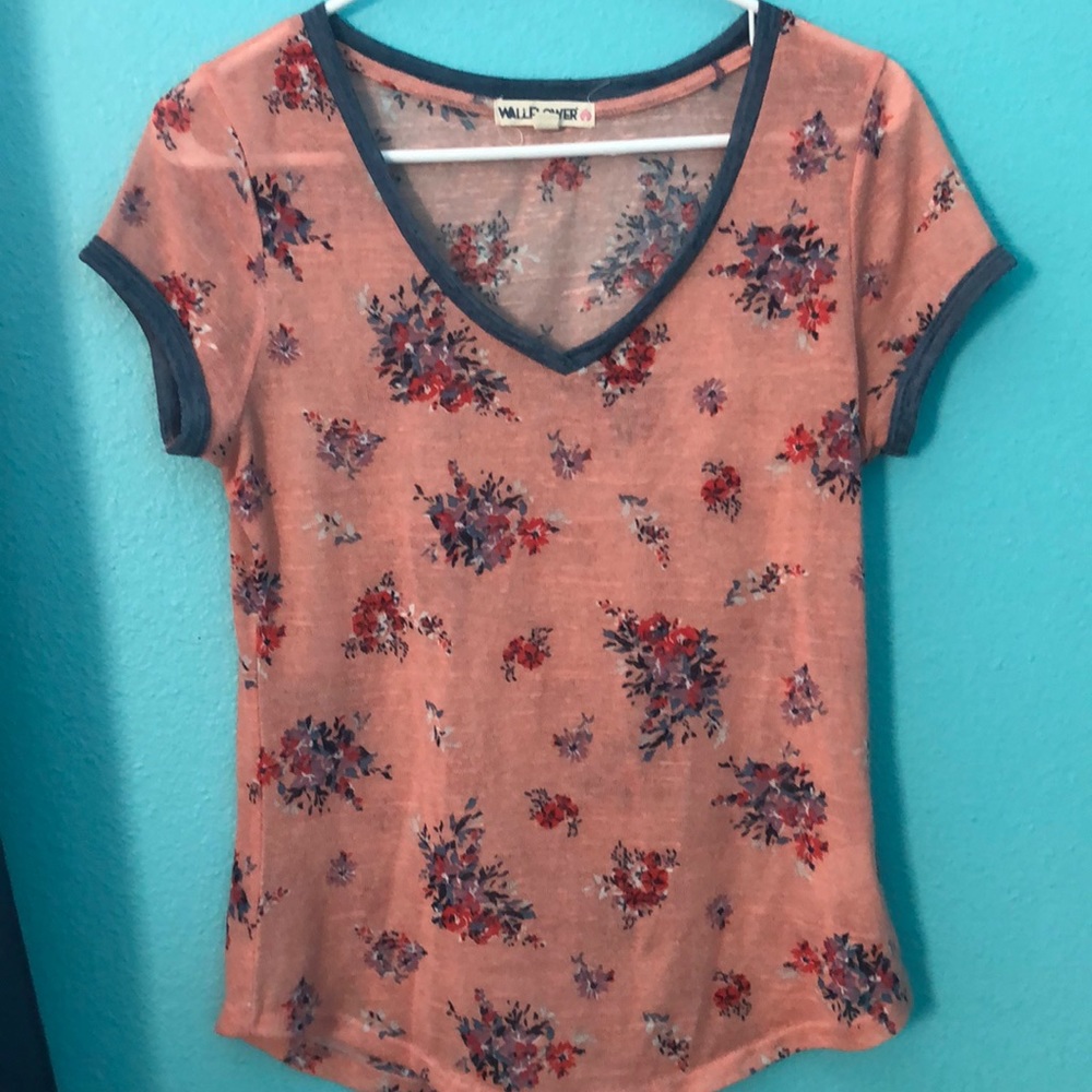 Pink Floral Top